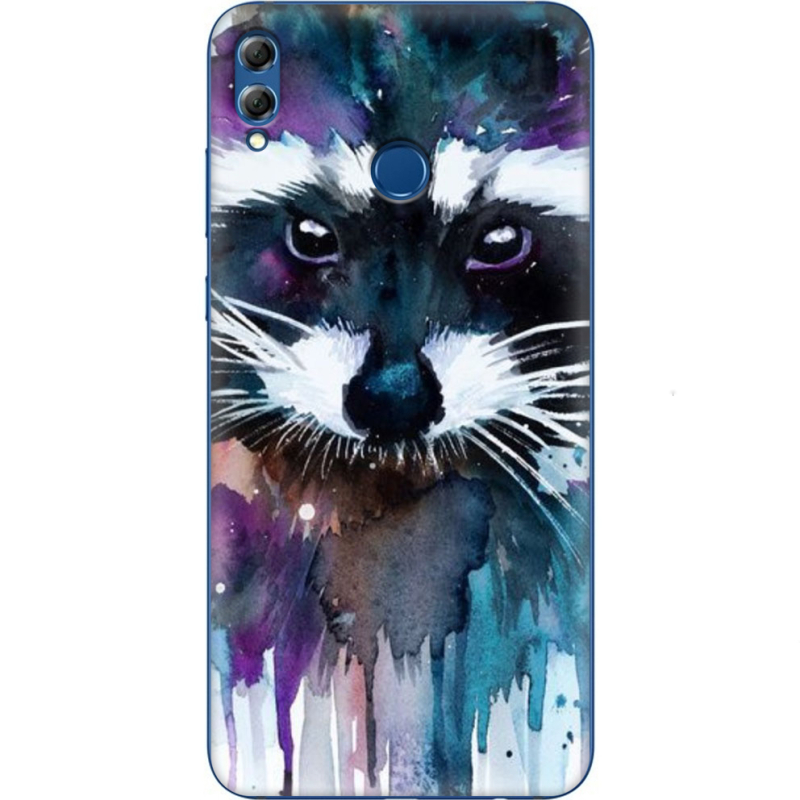 Чехол Uprint Honor 8x Max Акварельный енот