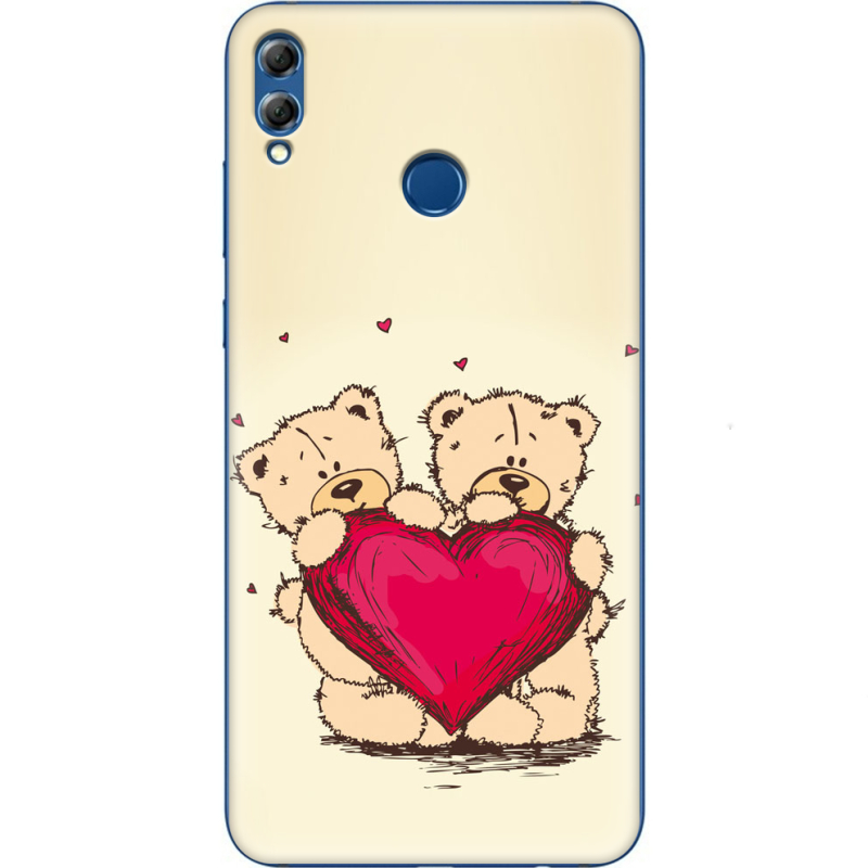 Чехол Uprint Honor 8x Max Teddy Bear Love