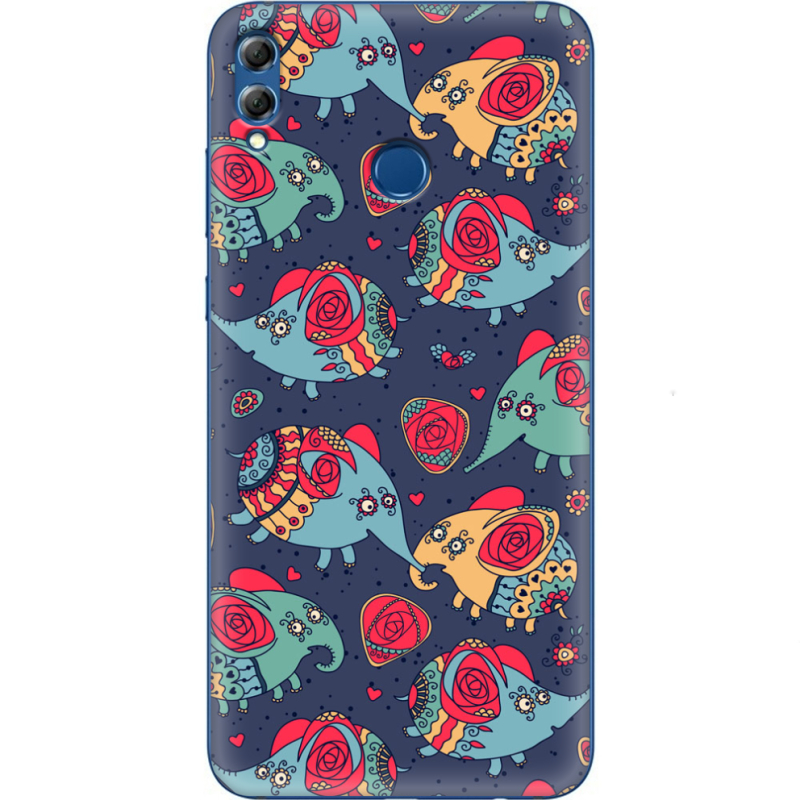 Чехол Uprint Honor 8x Max Flying Elephants