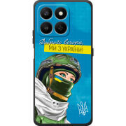 Чохол BoxFace Honor 400 Smart Захисниця з України