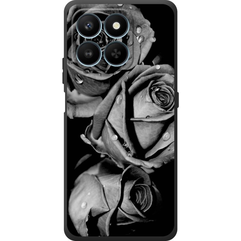 Чохол BoxFace Honor 400 Smart Black and White Roses