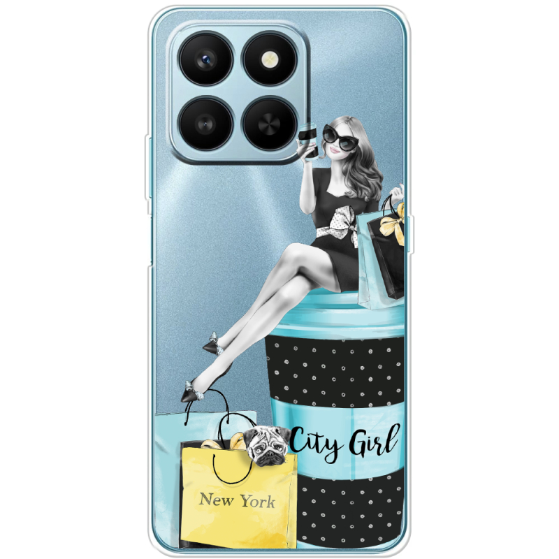 Прозорий чохол BoxFace Honor 400 Smart City Girl