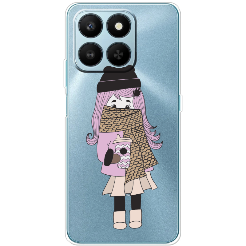 Прозорий чохол BoxFace Honor 400 Smart Winter Morning Girl