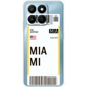 Прозорий чохол BoxFace Honor 400 Smart Ticket Miami