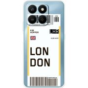 Прозорий чохол BoxFace Honor 400 Smart Ticket London