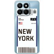 Прозорий чохол BoxFace Honor 400 Smart Ticket New York