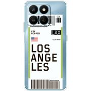 Прозорий чохол BoxFace Honor 400 Smart Ticket Los Angeles