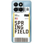 Прозорий чохол BoxFace Honor 400 Smart Ticket Springfield