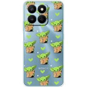 Прозорий чохол BoxFace Honor 400 Smart Pattern Baby Yoda