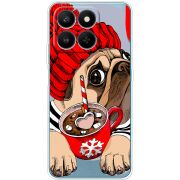 Прозорий чохол BoxFace Honor 400 Smart Winter Puggy