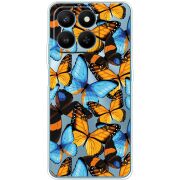 Прозорий чохол BoxFace Honor 400 Smart Butterfly Morpho