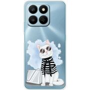 Прозорий чохол BoxFace Honor 400 Smart Cat Style