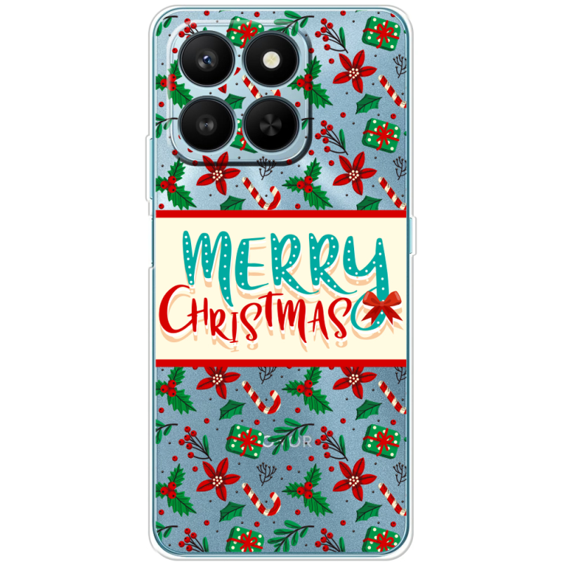 Прозорий чохол BoxFace Honor 400 Smart Vintage Christmas Pattern