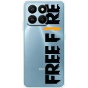 Прозорий чохол BoxFace Honor 400 Smart Free Fire Black Logo