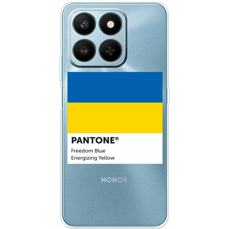Прозорий чохол BoxFace Honor 400 Smart Pantone вільний синій