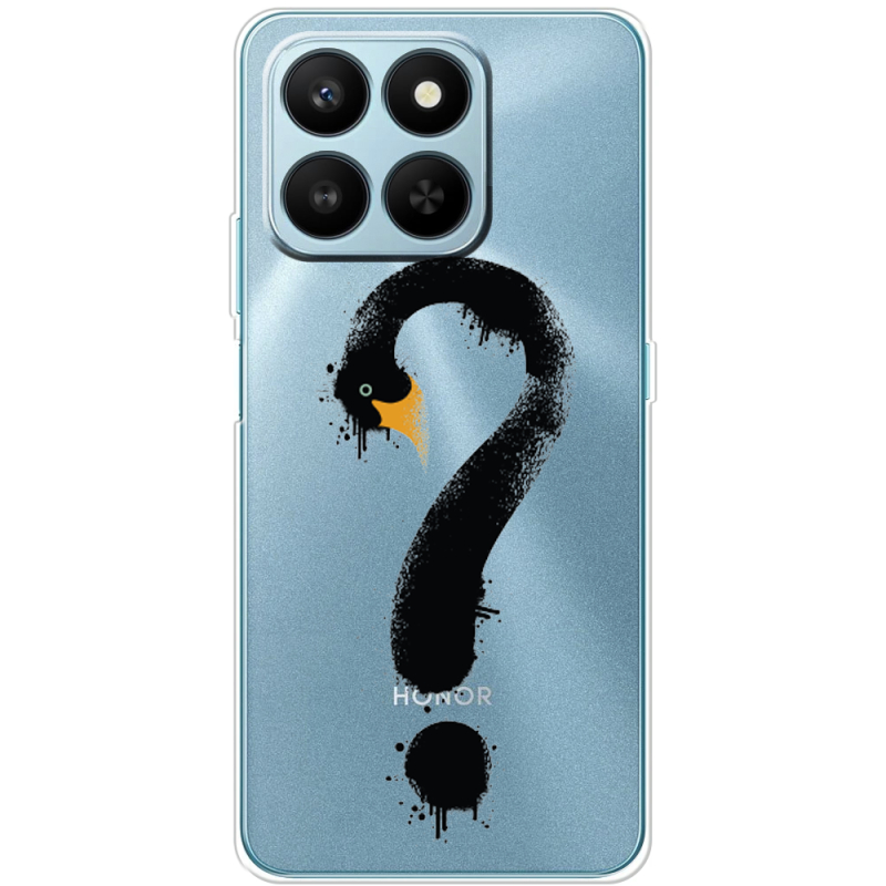 Прозорий чохол BoxFace Honor 400 Smart Swan question