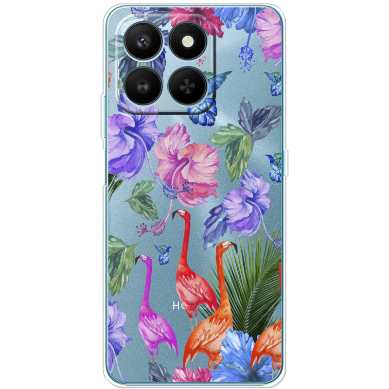 Прозорий чохол BoxFace Honor 400 Smart Flamingo