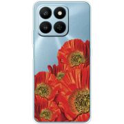 Прозорий чохол BoxFace Honor 400 Smart Red Poppies