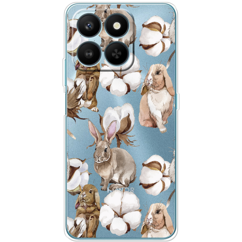 Прозорий чохол BoxFace Honor 400 Smart Cotton and Rabbits