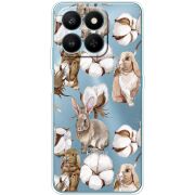 Прозорий чохол BoxFace Honor 400 Smart Cotton and Rabbits
