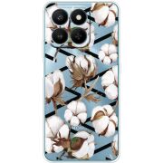 Прозорий чохол BoxFace Honor 400 Smart Cotton flowers