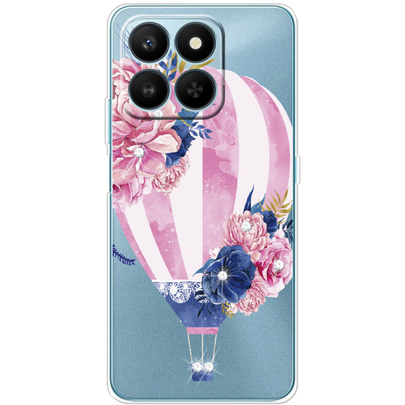 Чохол зі стразами Honor 400 Smart Pink Air Baloon