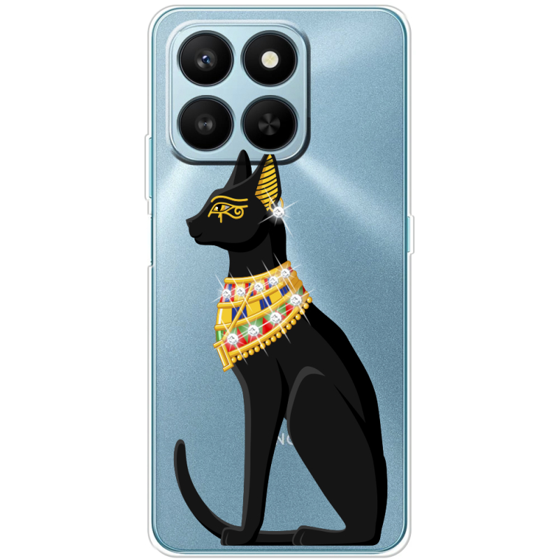 Чохол зі стразами Honor 400 Smart Egipet Cat