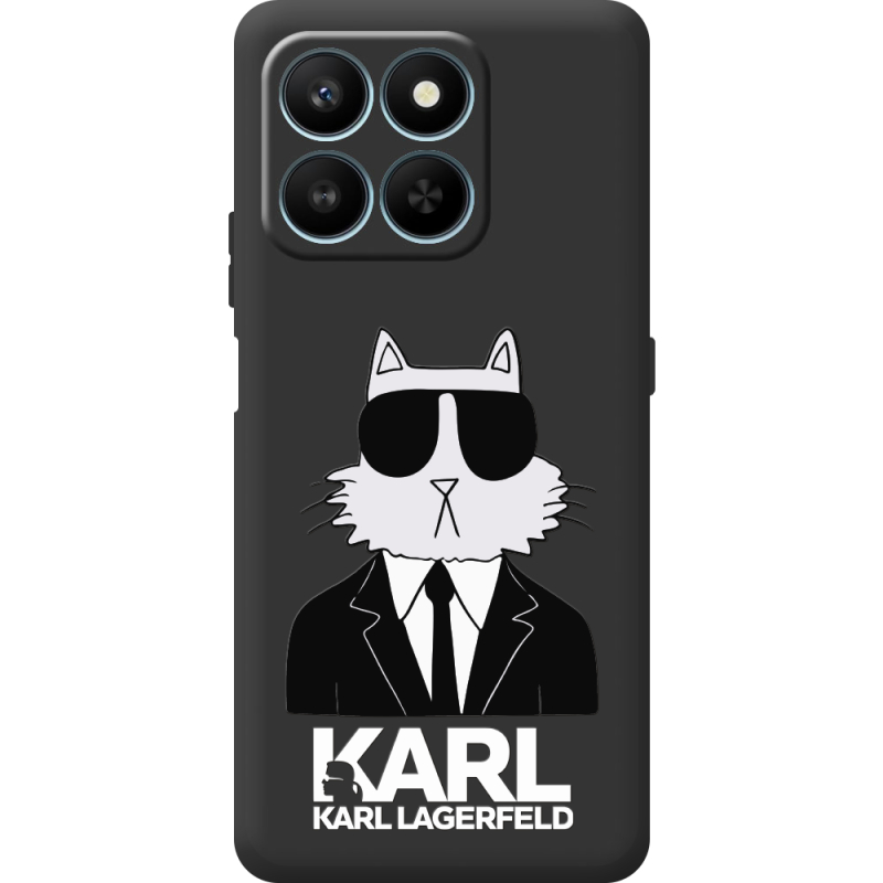 Чорний чохол BoxFace Honor 400 Smart Cat in Black