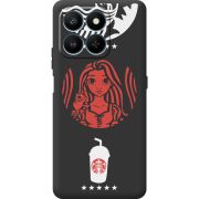 Чорний чохол BoxFace Honor 400 Smart RedWhite Coffee