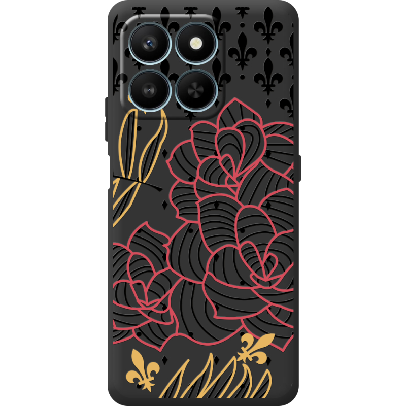 Чорний чохол BoxFace Honor 400 Smart FranceFlowers