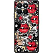 Чорний чохол BoxFace Honor 400 Smart Rock Graffiti
