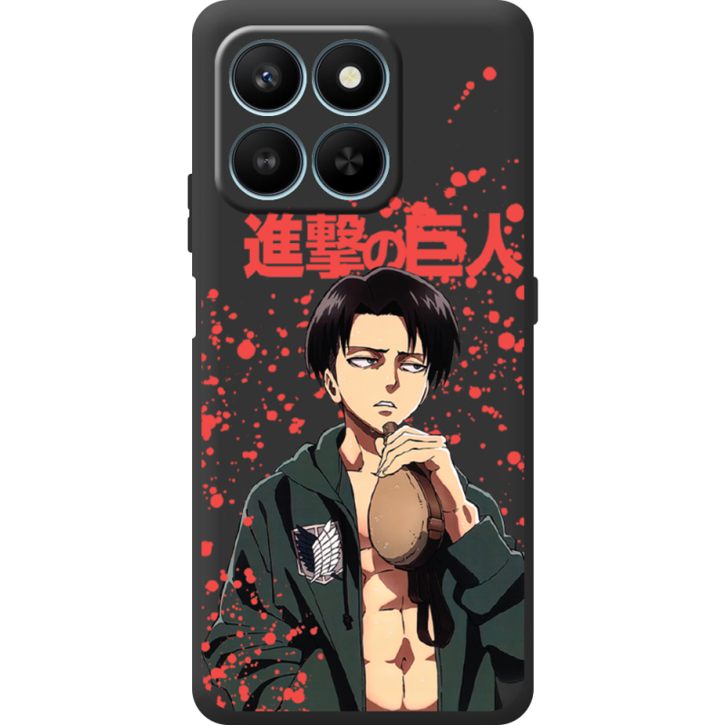 Чорний чохол BoxFace Honor 400 Smart Атака Титанов Леви