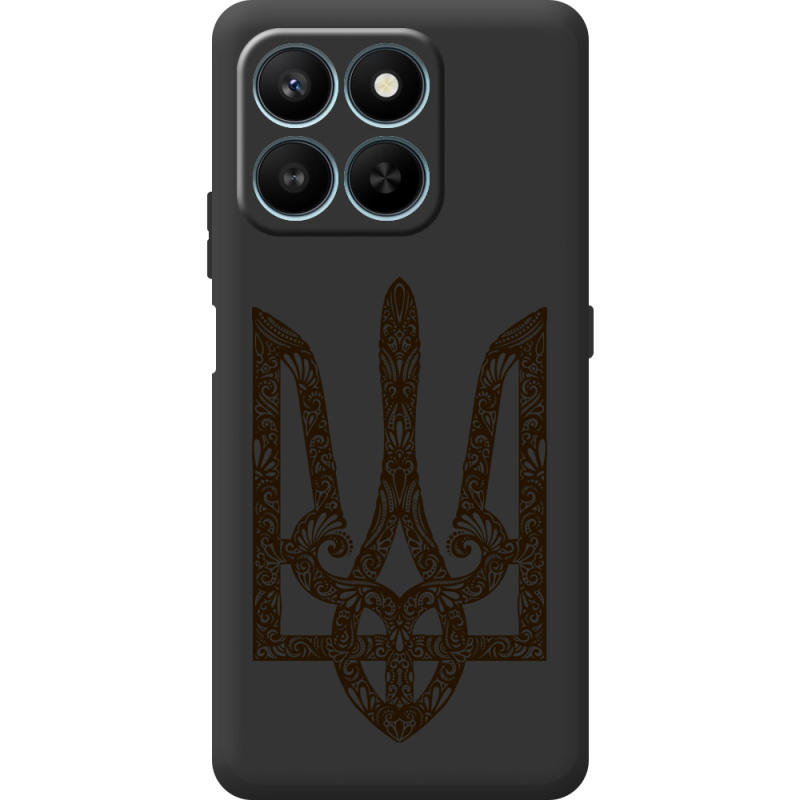 Чорний чохол BoxFace Honor 400 Smart Ukrainian Trident