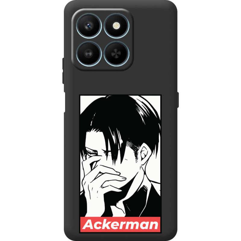 Чорний чохол BoxFace Honor 400 Smart Attack On Titan - Ackerman