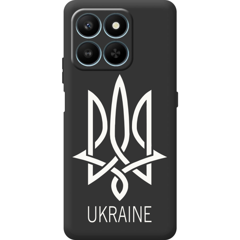 Чорний чохол BoxFace Honor 400 Smart Тризуб монограмма ukraine
