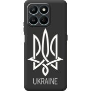 Чорний чохол BoxFace Honor 400 Smart Тризуб монограмма ukraine