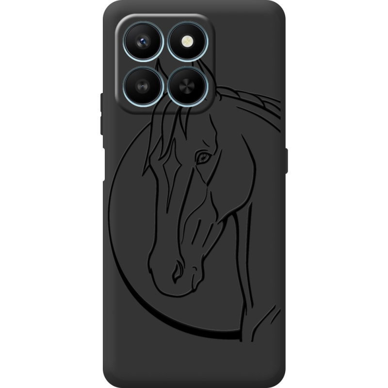 Чорний чохол BoxFace Honor 400 Smart Horse