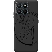 Чорний чохол BoxFace Honor 400 Smart Horse