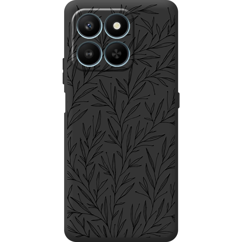 Чорний чохол BoxFace Honor 400 Smart Leaves