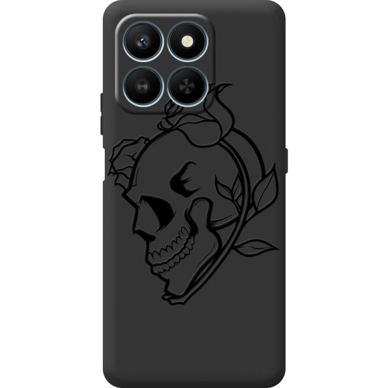 Чорний чохол BoxFace Honor 400 Smart Skull and Roses