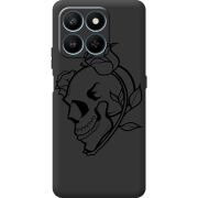 Чорний чохол BoxFace Honor 400 Smart Skull and Roses