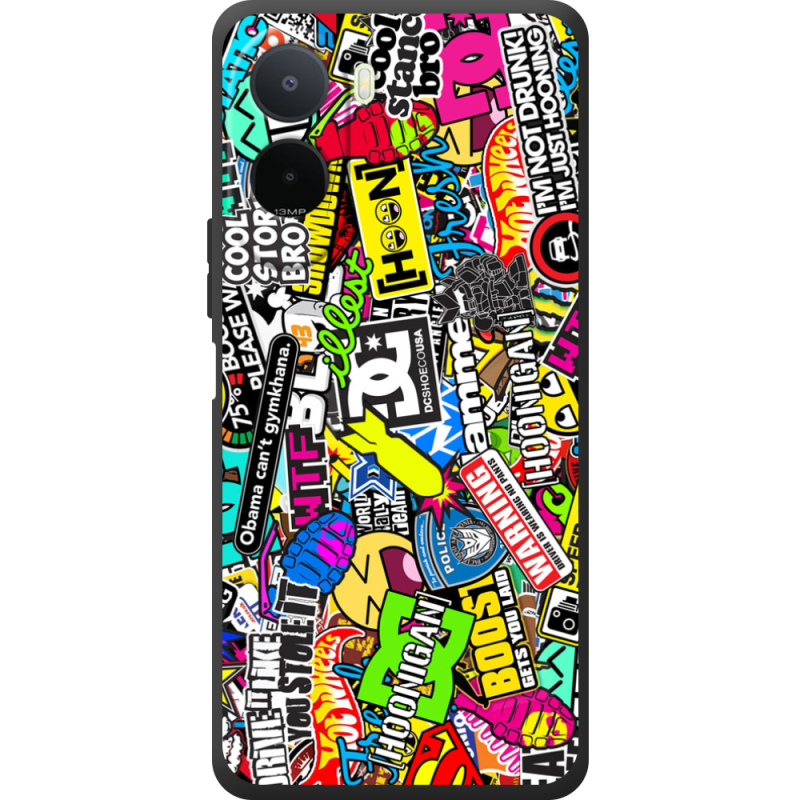 Чохол BoxFace Poco C81 Pro Multicolored Inscriptions