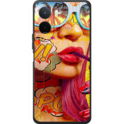 Чохол BoxFace Poco C81 Pro Yellow Girl Pop Art