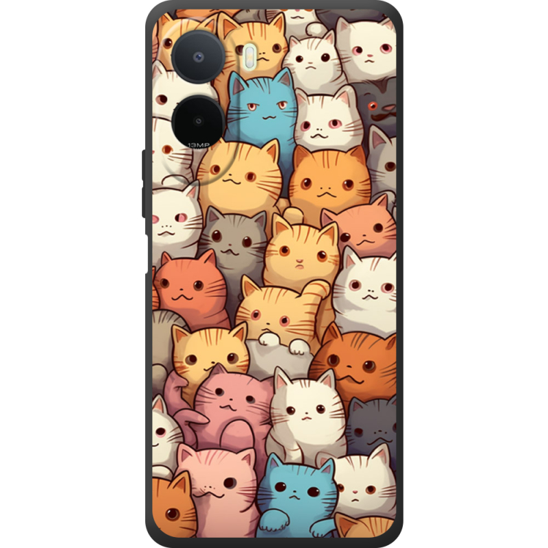 Чохол BoxFace Poco C81 Pro Котики муркотики
