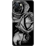 Чохол BoxFace Poco C81 Pro Black and White Roses
