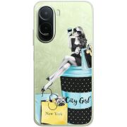 Прозорий чохол BoxFace Poco C81 Pro City Girl