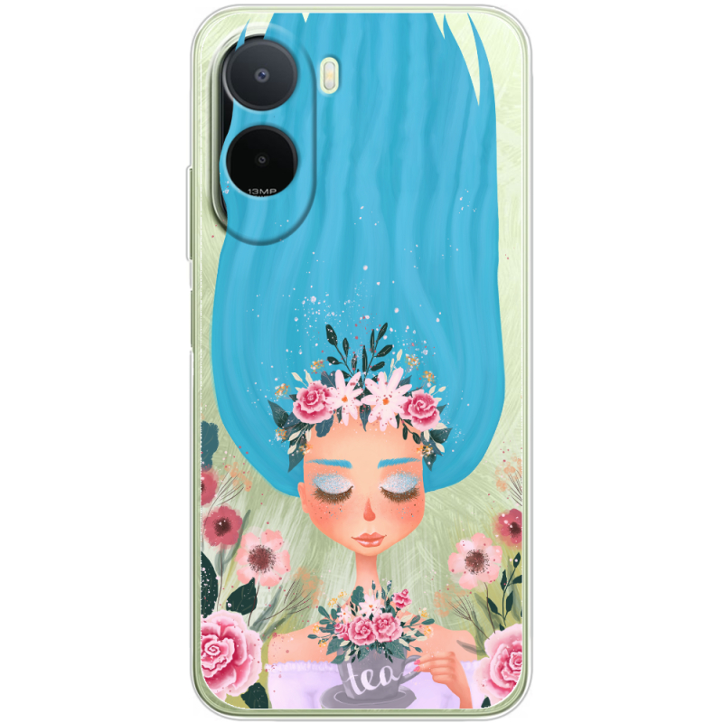 Прозорий чохол BoxFace Poco C81 Pro Blue Hair