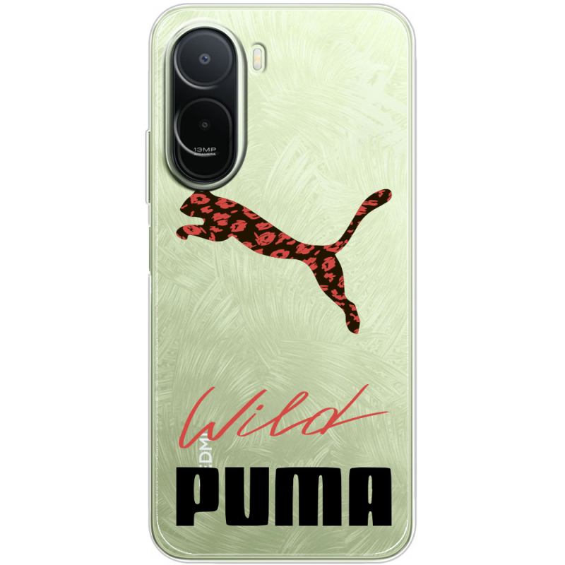 Прозорий чохол BoxFace Poco C81 Pro Wild Cat