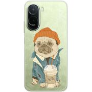 Прозорий чохол BoxFace Poco C81 Pro Dog Coffeeman