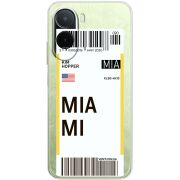 Прозорий чохол BoxFace Poco C81 Pro Ticket Miami
